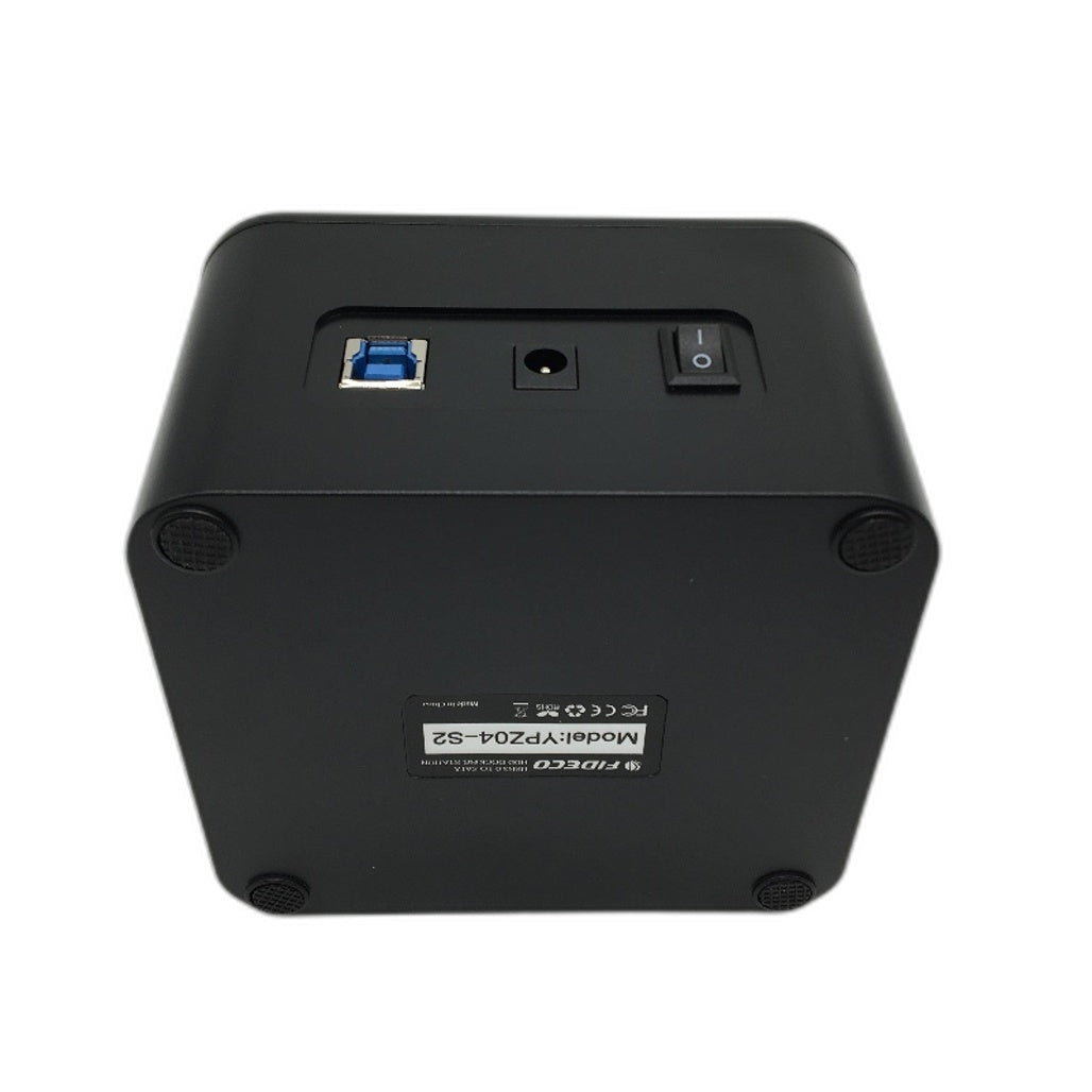 FIDECO Dual Bay Hard Drive Reader Docking Station Support Offline Clone NEW