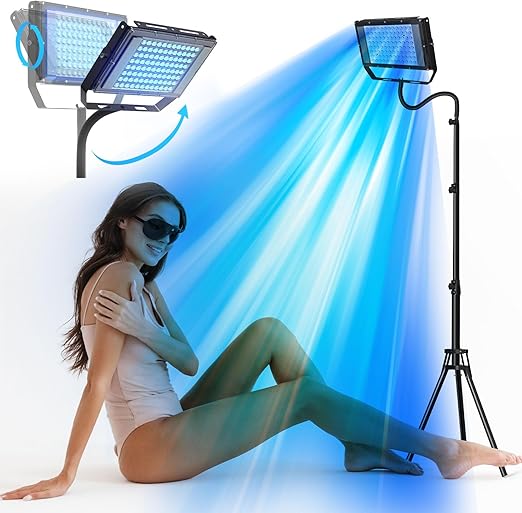Jitesy Home Tanning Lamp Solarium 2 Modes Constant Pulsating All Skin Tones NEW