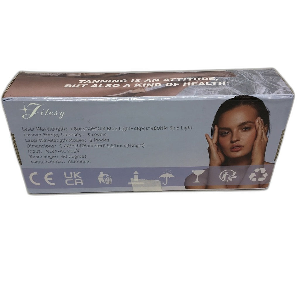 Jitesy Home Tanning Lamp Solarium 2 Modes Constant Pulsating All Skin Tones NEW