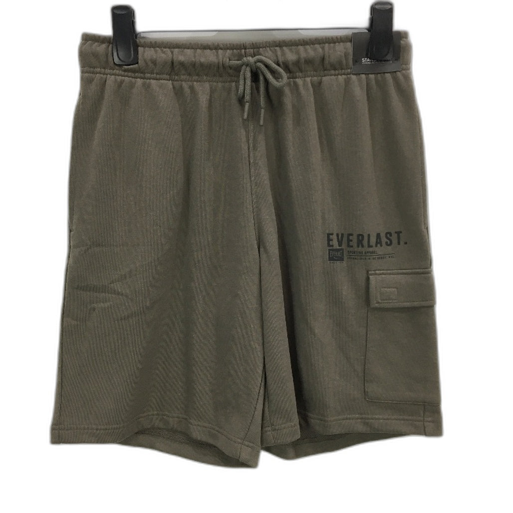 Everlast Brown Jersey Cargo Style Casual Standard Fit Shorts Mens Size M NEW