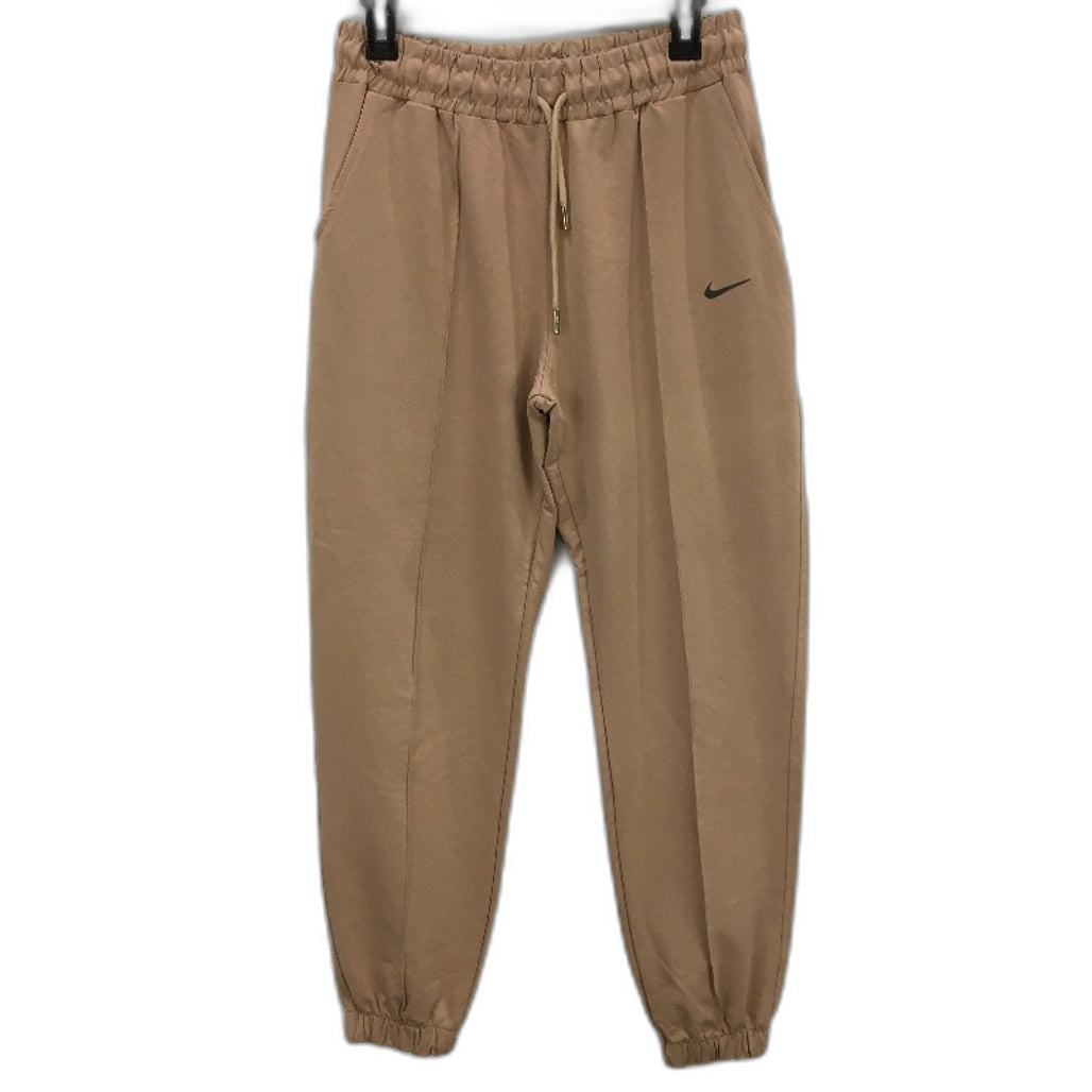 Nike Dri Fit Tan Brown Slim Fit Elastic Waist Track Casual Pants Ladies Size 2XL