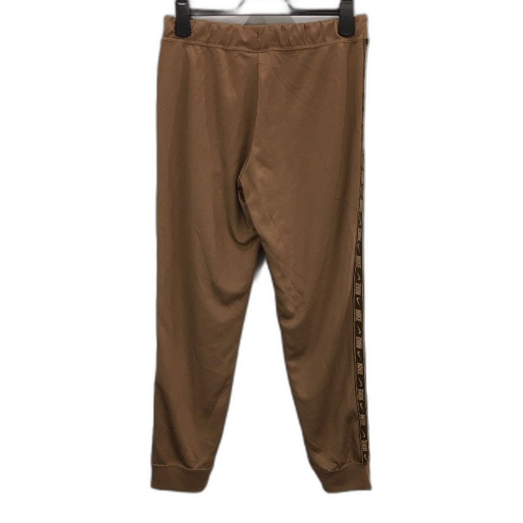 Nike Brown Slim Fit Light Weight Side Logo Strip Track Pants Mens Size M