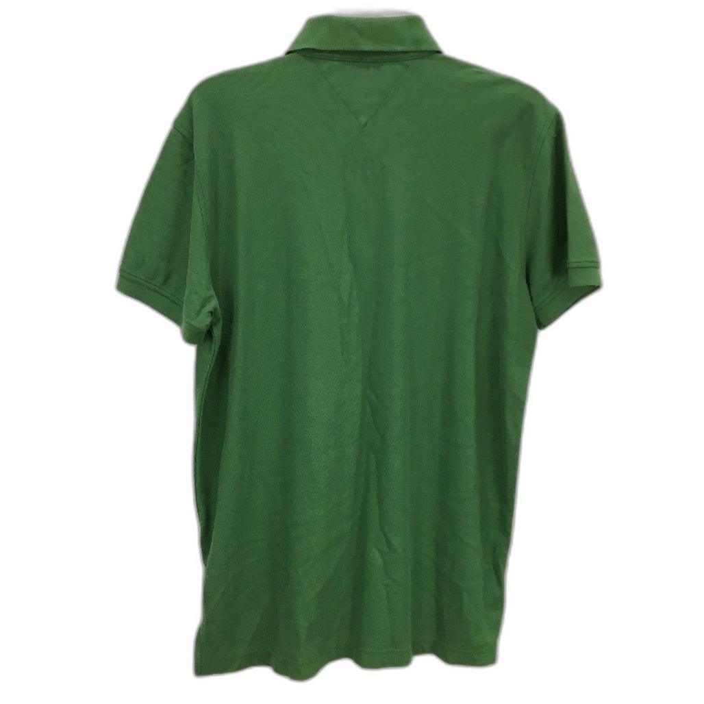 Tommy Hilfiger 100% Cotton Grass Green Collared Polo T-Shirt Mens Size M