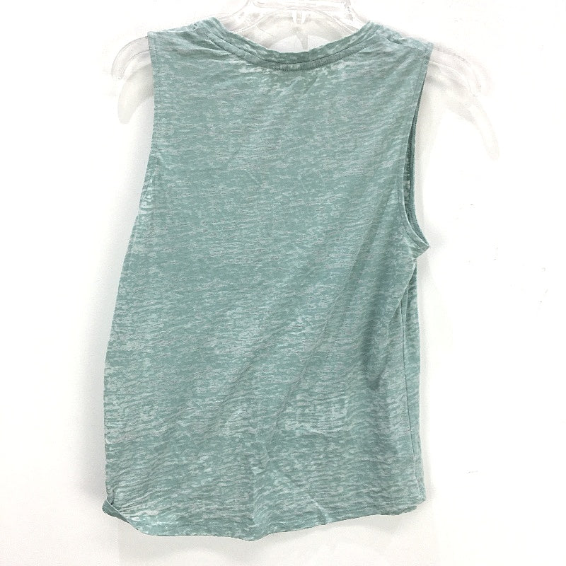 Fila Mottled Green Lightweight Muscle Activewear Sports T-Shirt Ladies Size 10