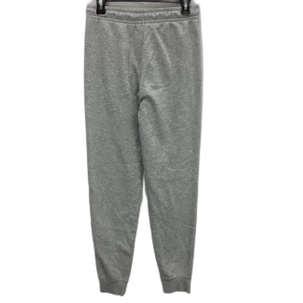 Nike Grey Marle Cotton Blend Fleece Lined Elastic Waist Track Pants Ladies Small