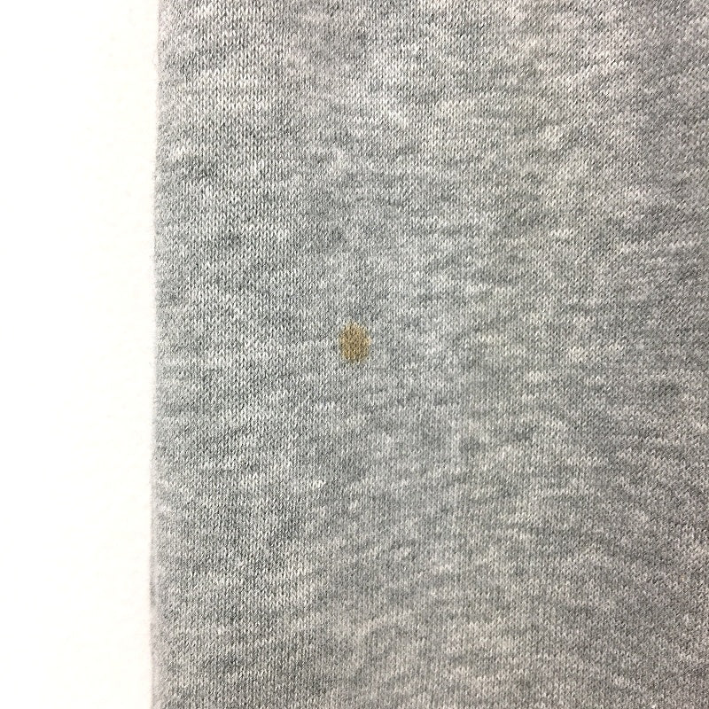 Nike Grey Marle Cotton Blend Fleece Lined Elastic Waist Track Pants Ladies Small