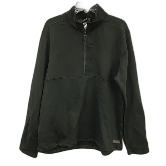 Kathmandu Olive Green Quarter Zip Fleece Soft Lined Pullover Jumper Mens Size XL