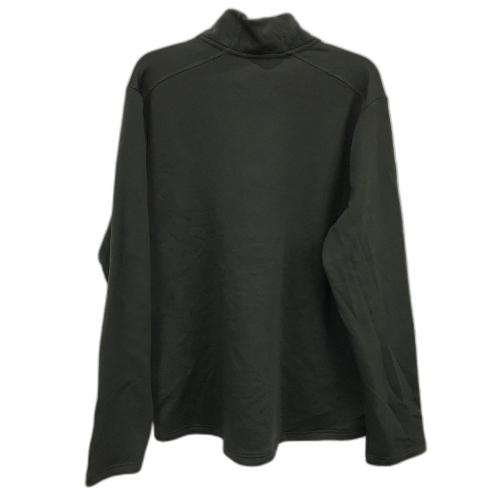 Kathmandu Olive Green Quarter Zip Fleece Soft Lined Pullover Jumper Mens Size XL