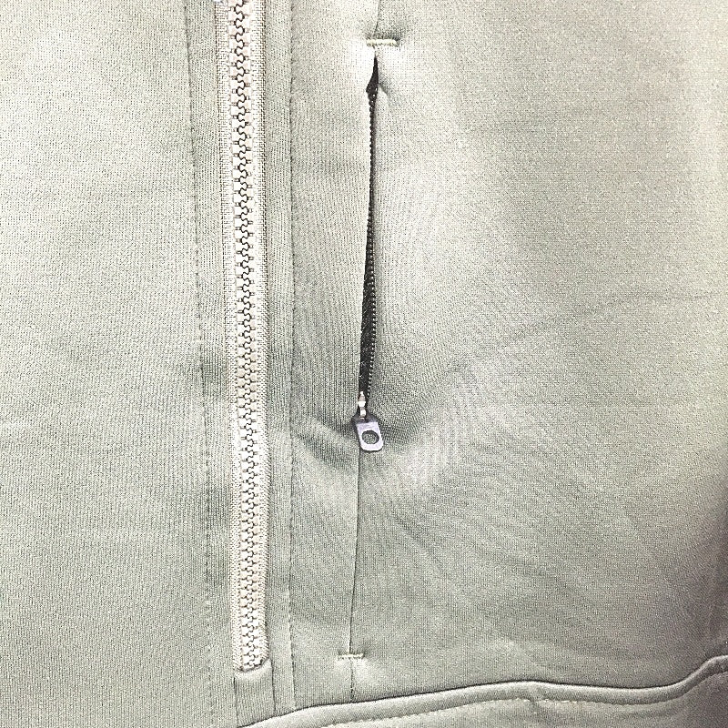 Kathmandu Olive Green Quarter Zip Fleece Soft Lined Pullover Jumper Mens Size XL