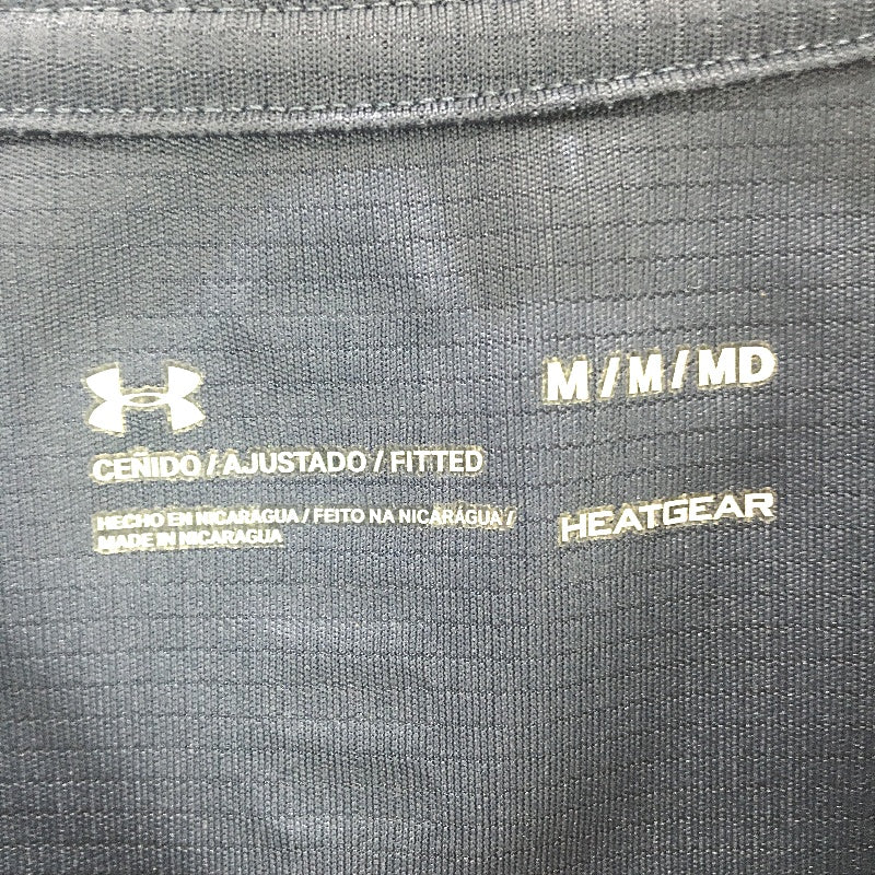 Under Armour Navy Blue Heatgear Activewear Sports Lightweight T-Shirt Mens M