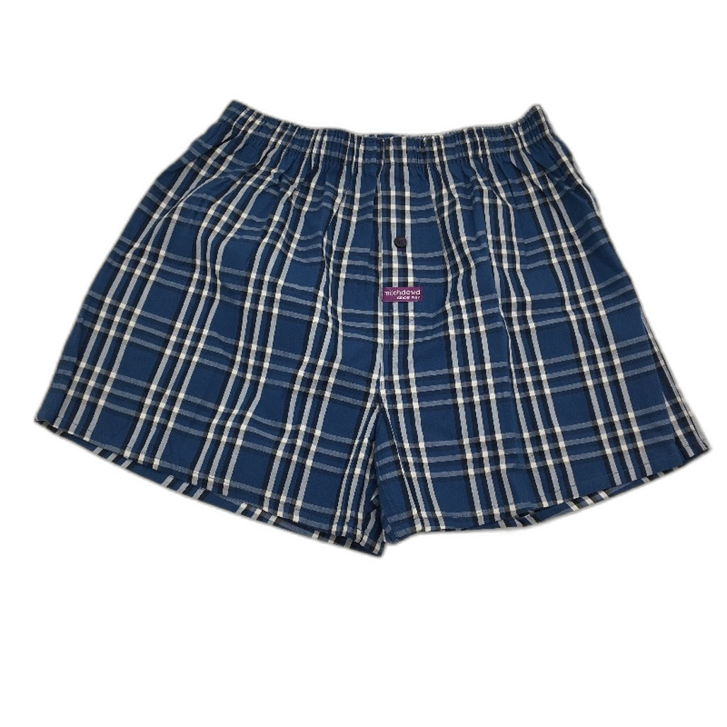 Mitch Dowd 3 Pack 100% Cotton Woven Checkered Boxers Set Mens Size S NEW