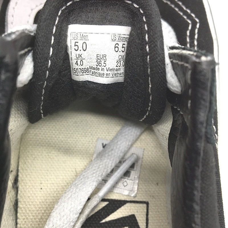 Vans Black Canvas & Suede Original Sk8tr Shoes Unisex EU 36.5 L6.5 M5