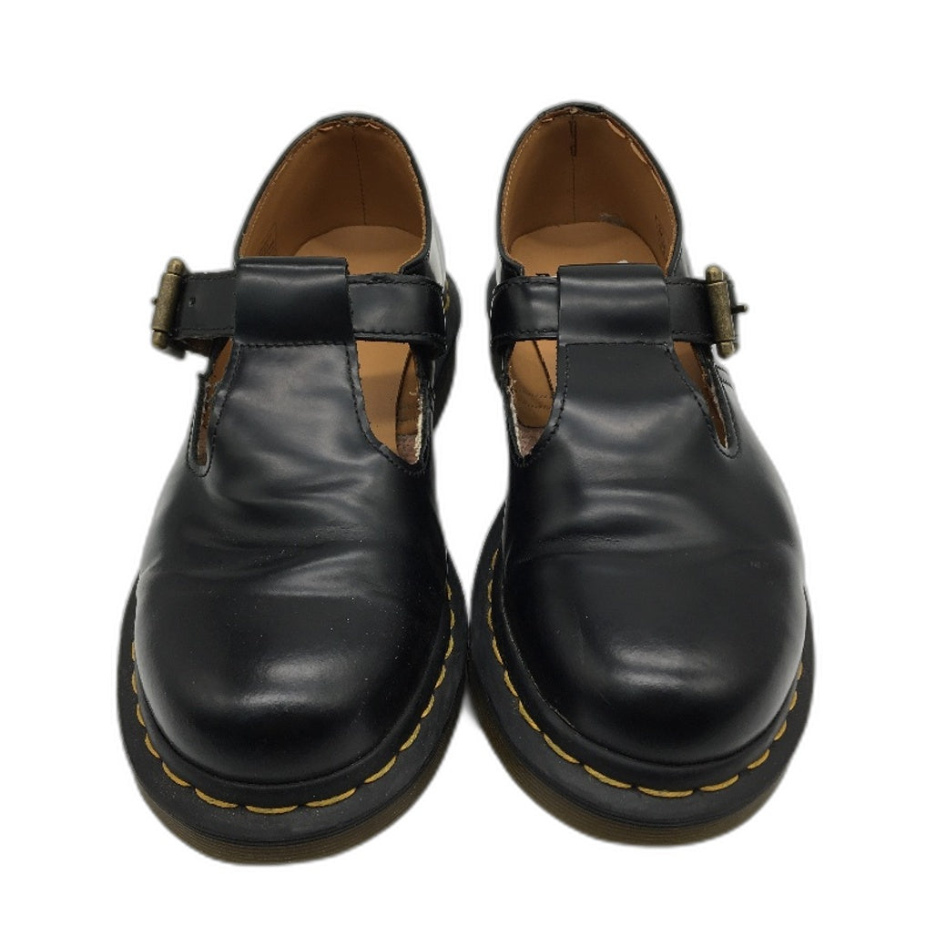 Dr Martin Black Polley T Bar Mary Jane Leather Shoes Ladies EU 38 US 7 UK 5