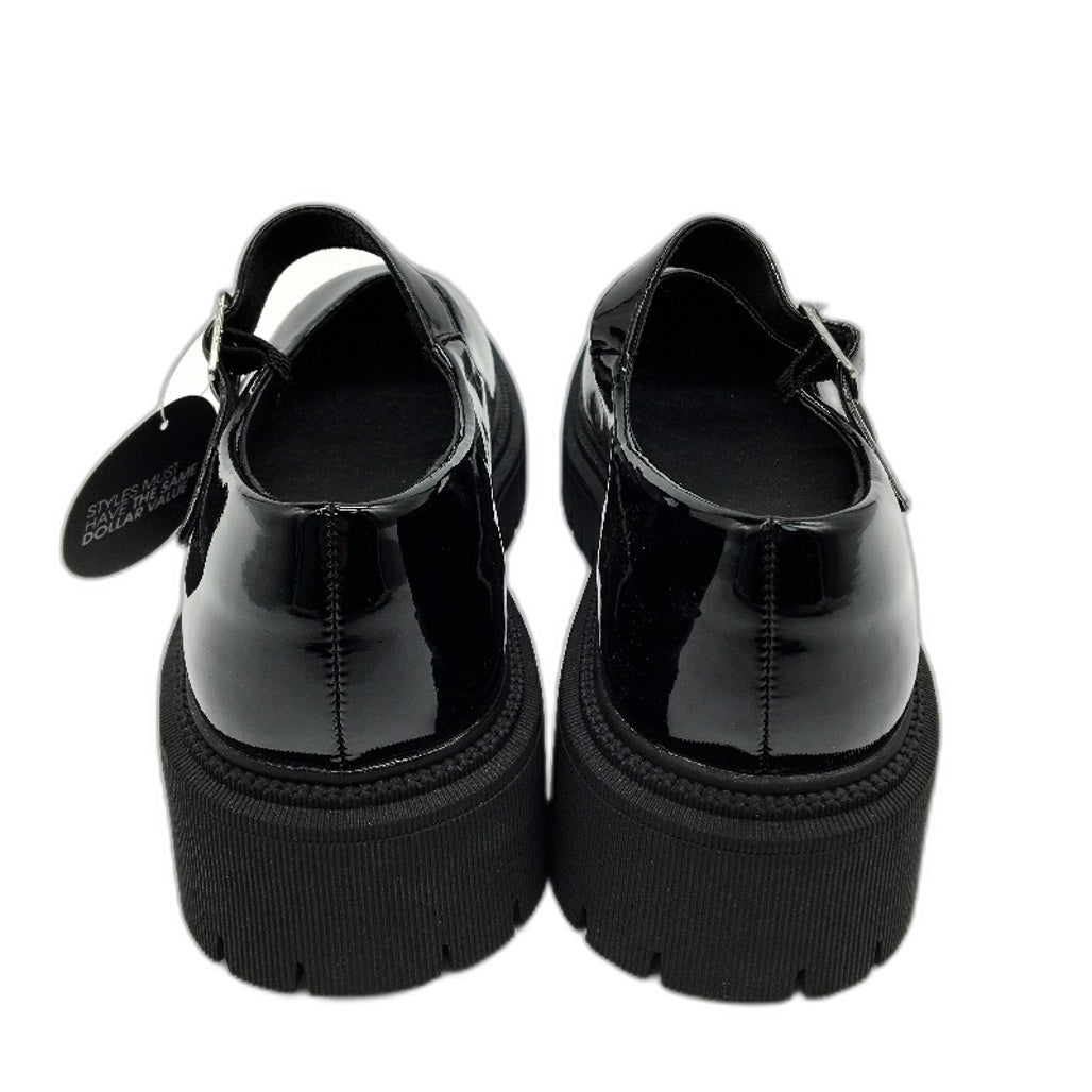 Therapy Black Patent Buckle Mary Jane Shoes Ladies AU 10 Ex-Display