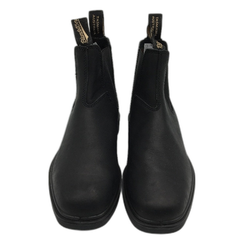 Blundstone Black Leather Elastic Sided Slip On Boots Unisex US L7 M5 UK 4