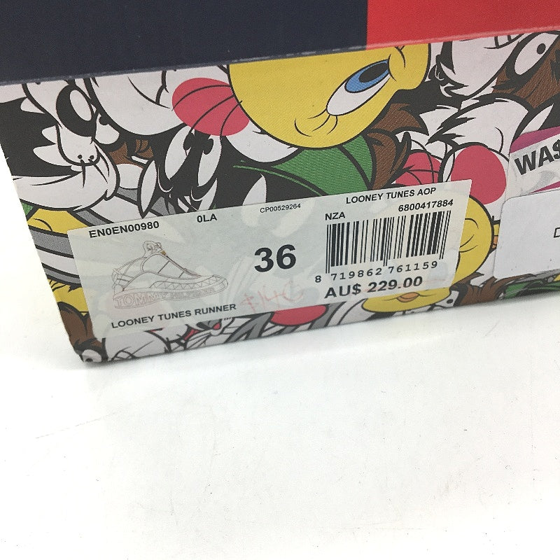 Tommy Hilfiger x Looney Tunes Colab Runners Ladies Size US 6 EU 36 UK 3.5 AS NEW