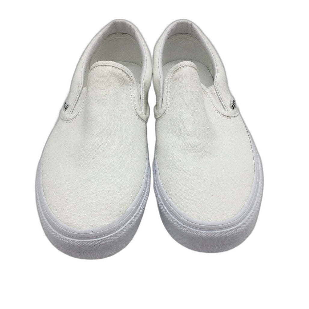 Vans White Classic Slip On Old Skool Skate Shoes Unisex US M9 L10.5 EU 42 NEW