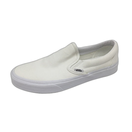Vans White Classic Slip On Old Skool Skate Shoes Unisex US M7 L8.5 EU 39 NEW