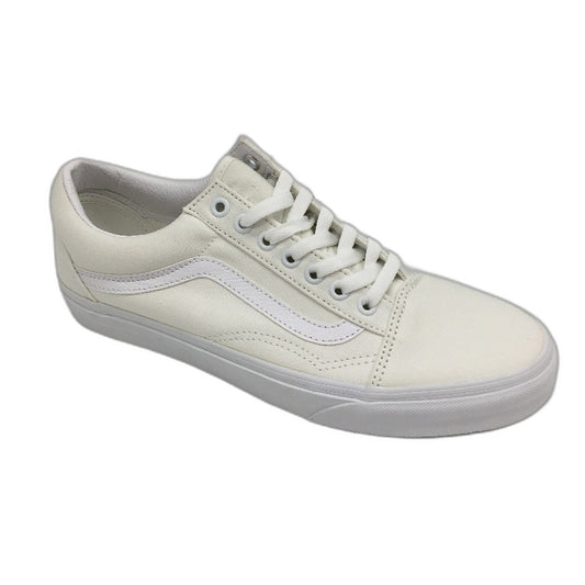 Vans True White Old Skool Lace Up Skate Shoes Unisex US M9 L10.5 EU 42 NEW