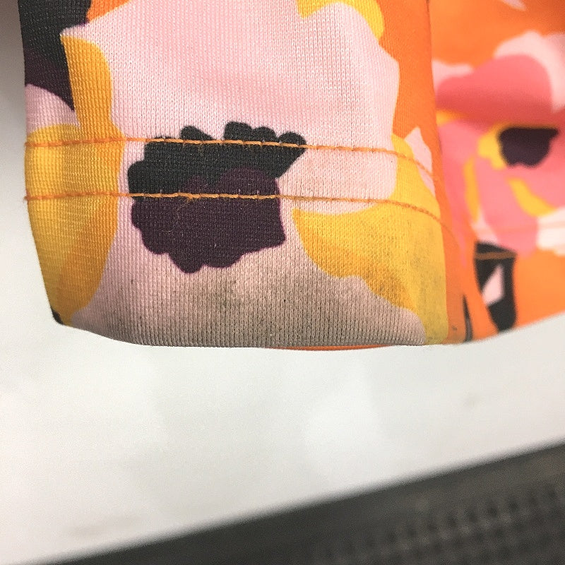 Adidas HER Studio London Orange Burgundy Floral Trackpants Ladies Size UK 14