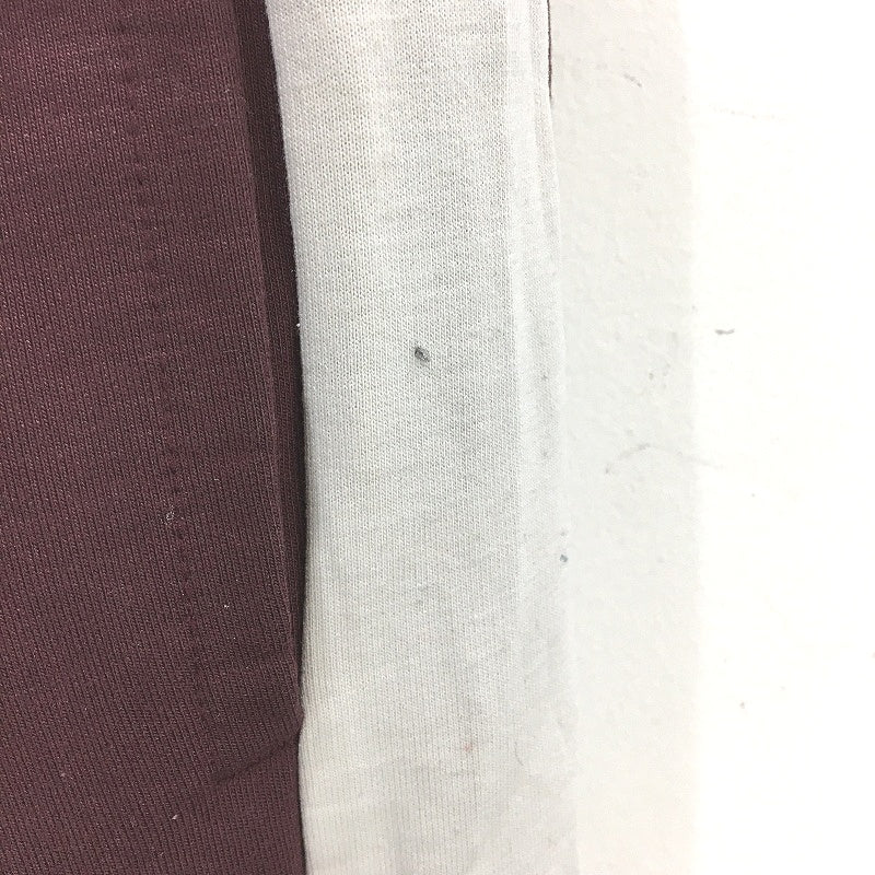 Puma High Waisted Logo Burgundy Red Drawstring Trackpants Ladies Size Small