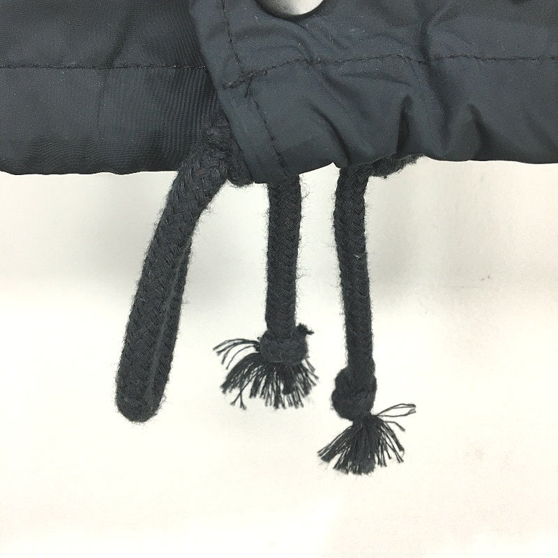 Champion Cropped Collared Snap Button Black Coaches Jacket Ladies Size XS