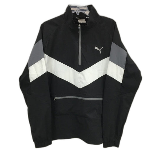 Puma DryCell Quarter Zip Packable Black Training Jacket Mens Size Medium