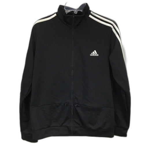 Adidas AeroReady Sereno Cut 3 Stripes Black Slim Fit Jacket Ladies Size Large