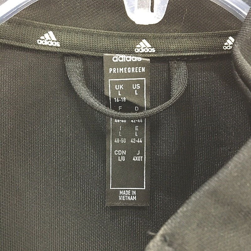 Adidas AeroReady Sereno Cut 3 Stripes Black Slim Fit Jacket Ladies Size Large