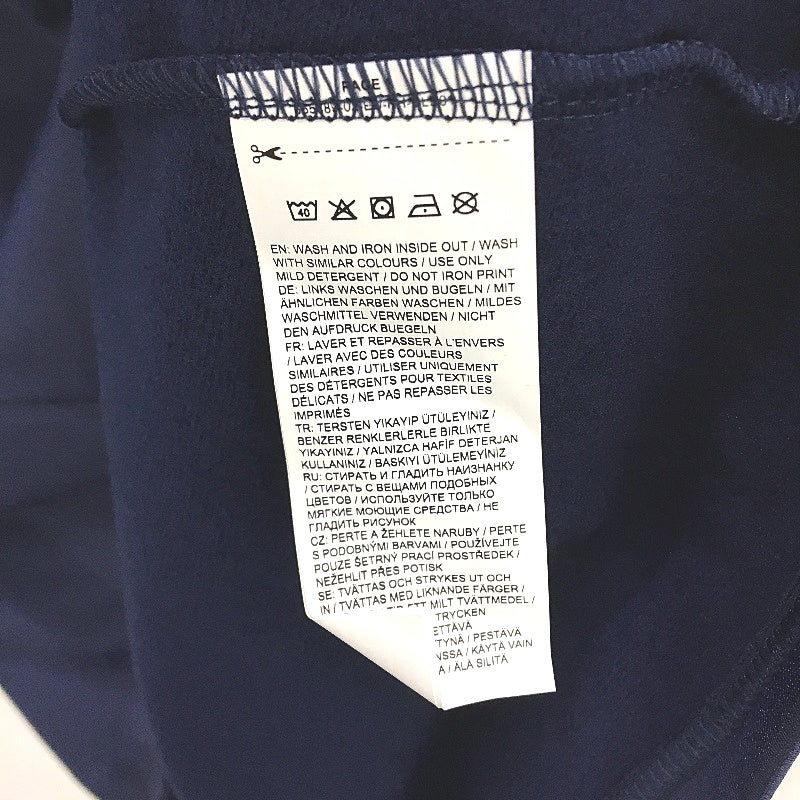 Puma DryCell Satin Fleece Lined Pullover Navy Blue Hooded Sweatshirt Men Size XL