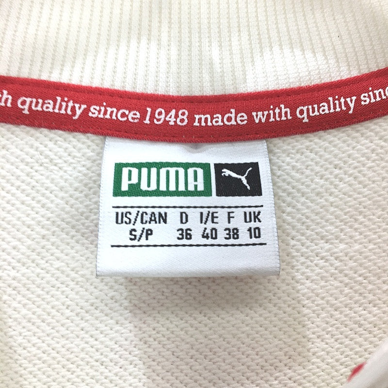Puma 1948 Quarter Zip Red White Turtleneck Crew Mini Dress Ladies Size UK 10