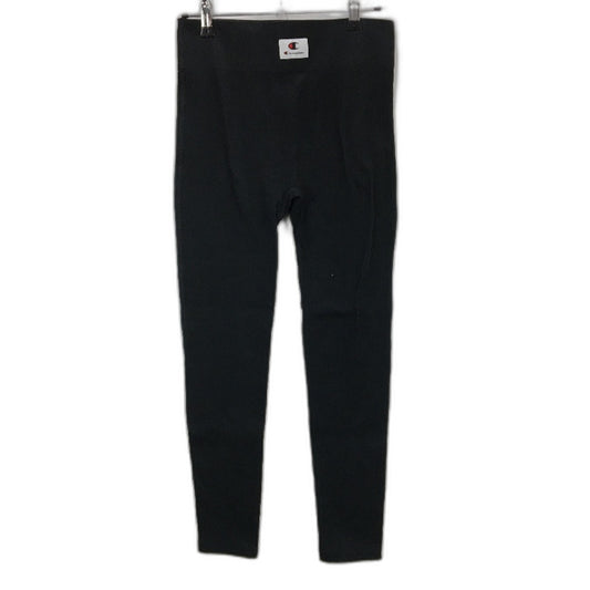 Champion Ribbed Tight Fit Stretch Black Leggings Ladies Size Large