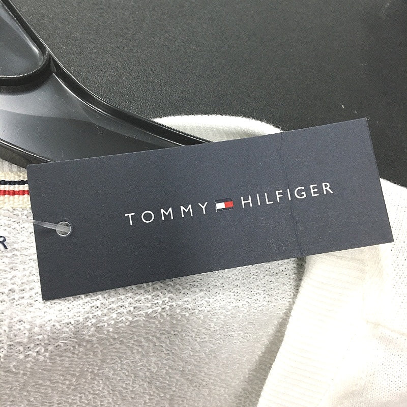 Tommy Hilfiger 2 Piece French Terry White Grey Pyjama Set Ladies Size XL NEW