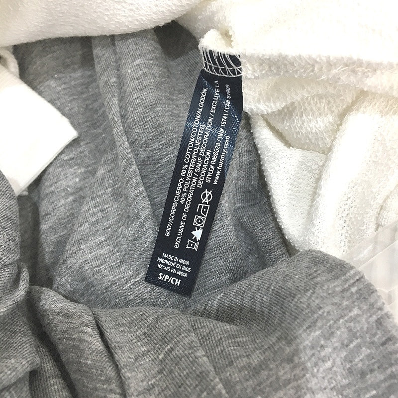 Tommy Hilfiger 2 Piece French Terry White Grey Pyjama Set Ladies Size Small NEW