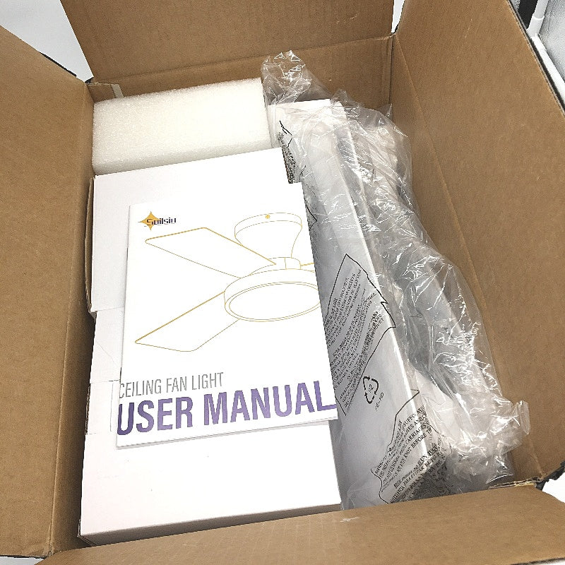 Soilsiu White Ceiling Fan Light Remote Control 3 Level Colour Temperature DEMO