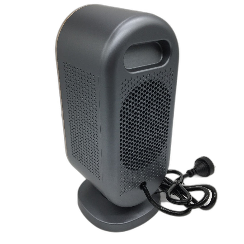 FS012 1200W Convection Heater Multi Functional Grey Gold Desktop Fan NEW