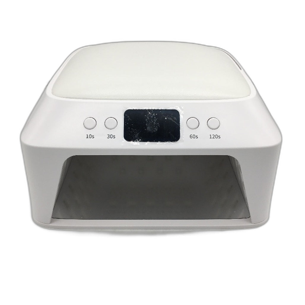 SNRQI Portable Intelligent Timed UV Nail Lamp with Hand Rest in White DEMO