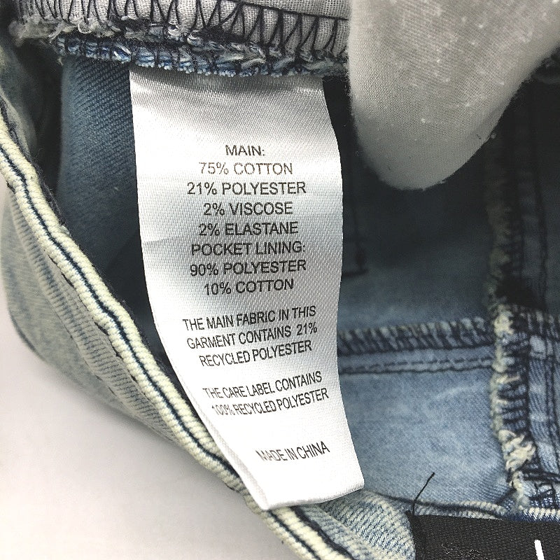 Jay Jays River Slim Ripped Faded Denim Blue Shorts Mens Size 28 NEW