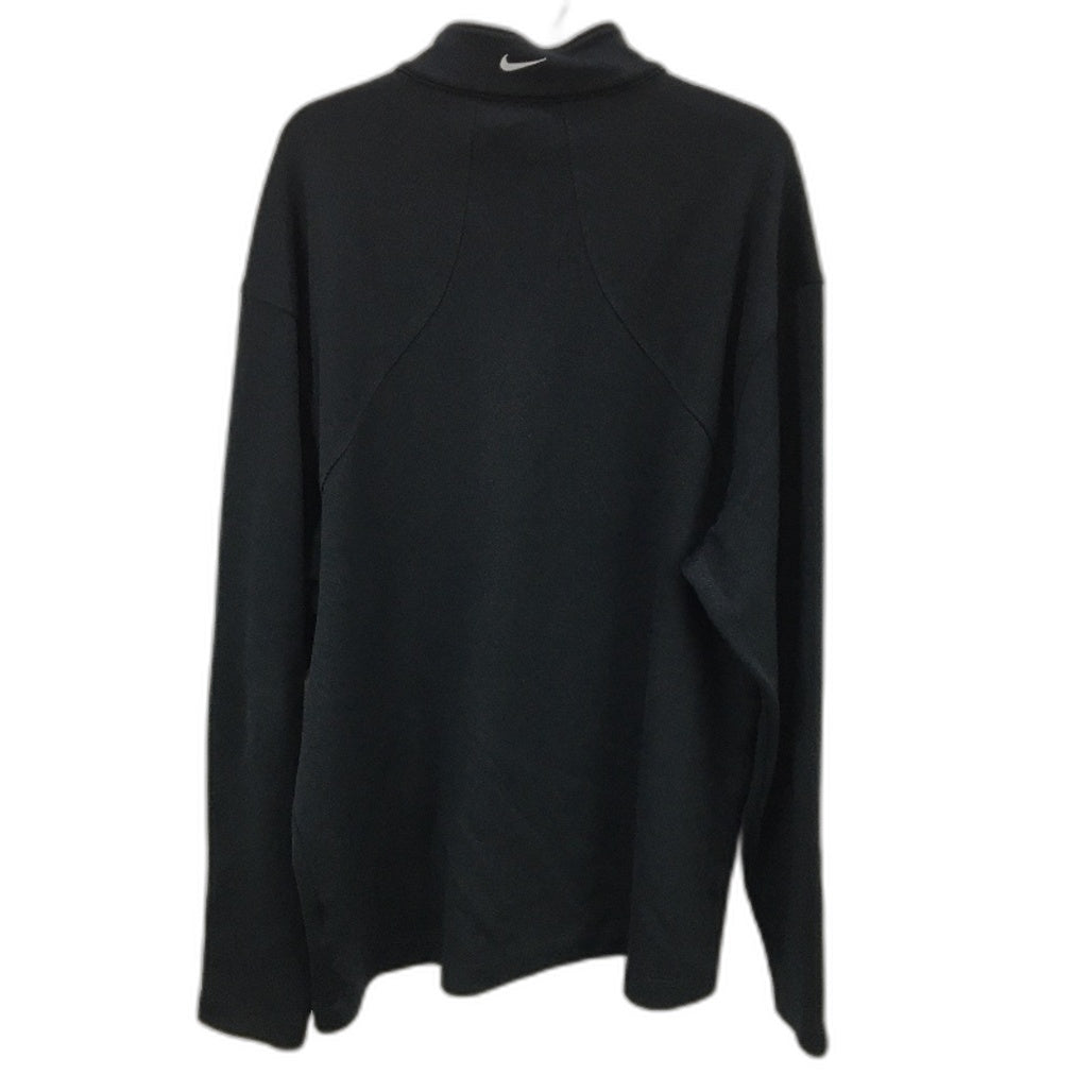 Nike Golf Jim Beam Patch Quarter Zip Black Cover Up Pullover Shirt Mens Size 2XL