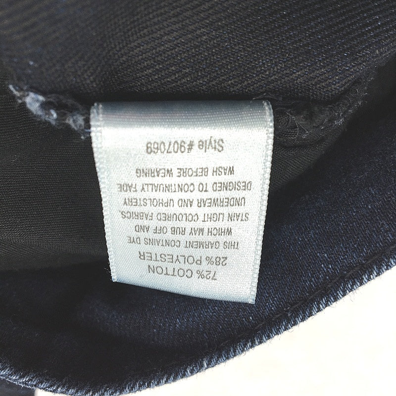 Witchery Hi Rise Folded Cuff Deep Indigo Blue Denim Jorts Ladies Size AU 12