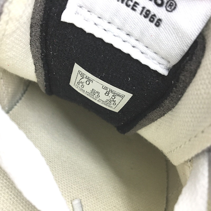 Vans Grey Canvas & Suede Sk8-Low Skate Sneakers Unisex US M7 L8.5 EU 39 NEW