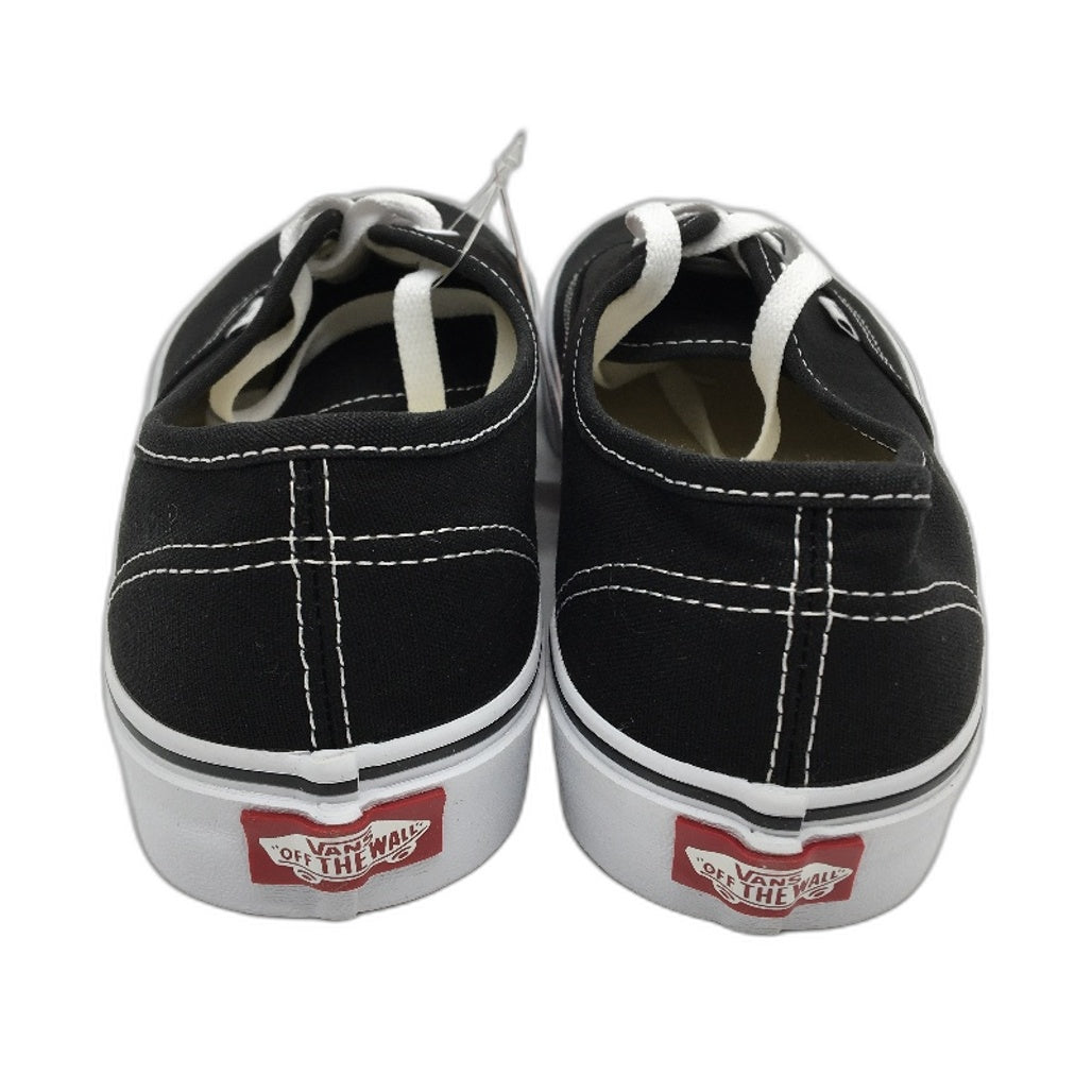 Vans Black Authentic Lace Up Low Top Skate Shoes Unisex US M6 L7.5 EU38 NEW