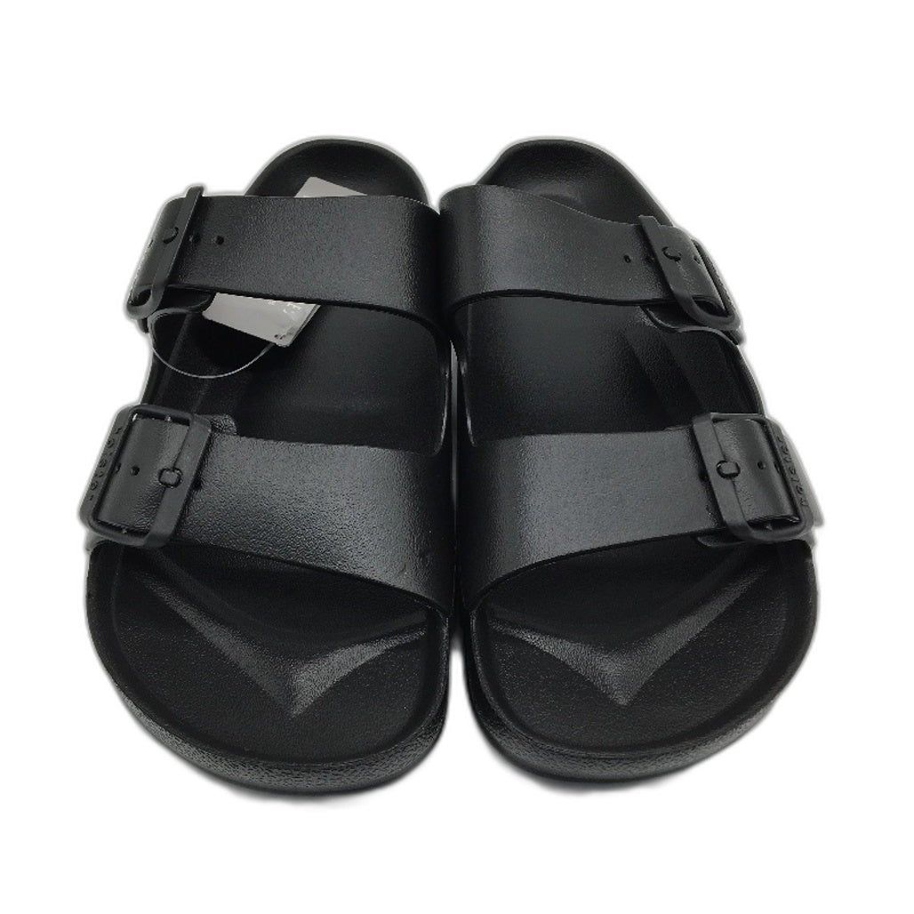 Holster Australia Black Sundreamer Double Strap Slide Sandal Ladies AU9 EU40 NEW