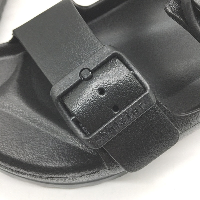 Holster Australia Black Sundreamer Double Strap Slide Sandal Ladies AU9 EU40 NEW