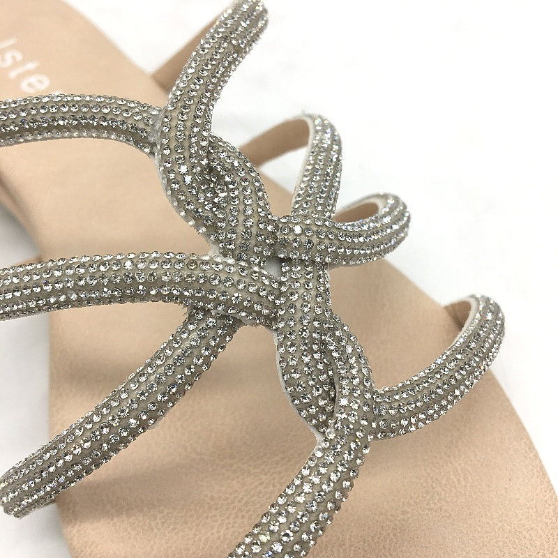 Holster Australia Sundance Wedge Strappy Glitter Sandals Ladies AU 9 EU 40 NEW