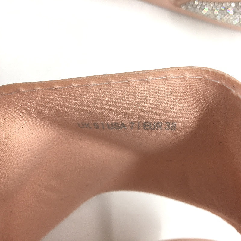 Holster Australia Sooth Rose Blush Glitter Detail Slides Ladies AU 7 EU 38 NEW