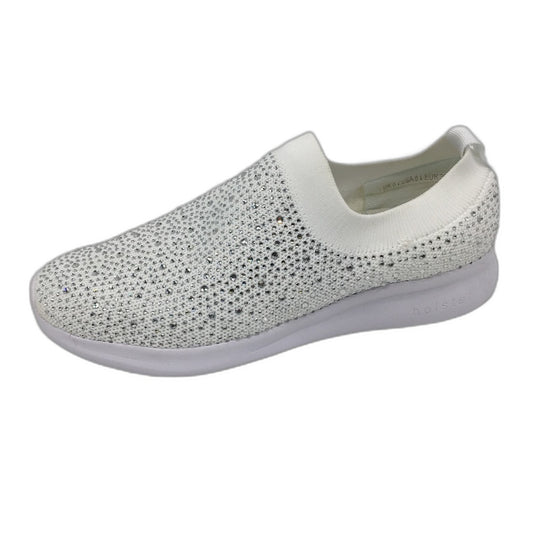 Holster Australia Firefly Sparkle White Slip On Sneaker Ladies AU 10 EU 41 NEW