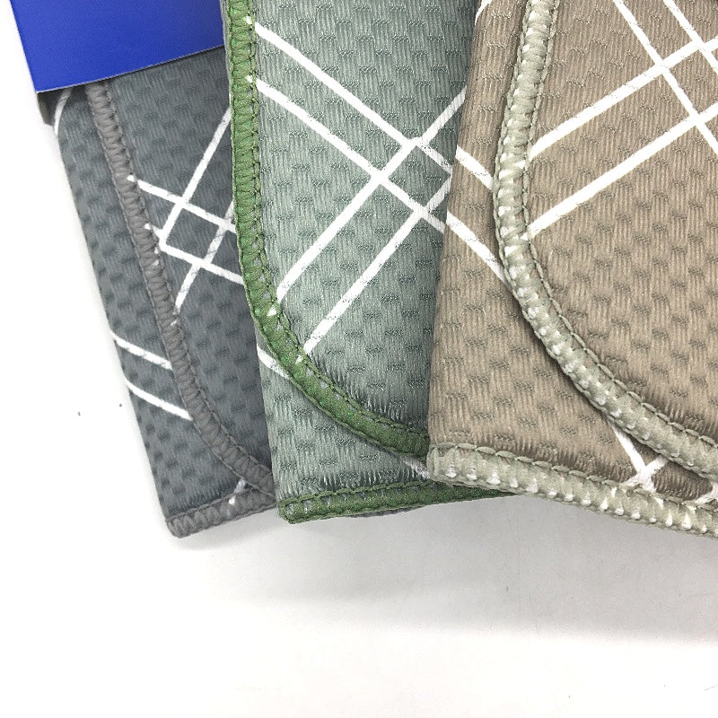 Microfibre 3Pck Green, Grey & Khaki Cushioned Dish Drying Mat Pack 38x50cm NEW