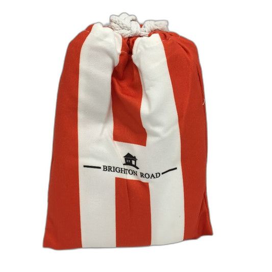 Brighton Road Red Sand Free Lightweight Microfibre Beach Towel In Carry Bag NEW