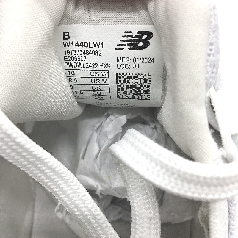 New Balance Fresh Foam White Athletic Sneakers W1440LW1 Ladies Size US 10 DEMO